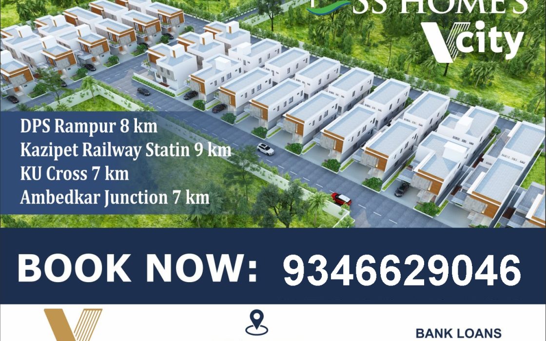 East & West Facing Luxury Villas for Sale in Hanamkonda, Warangal Urban, Near Outer Ring Road