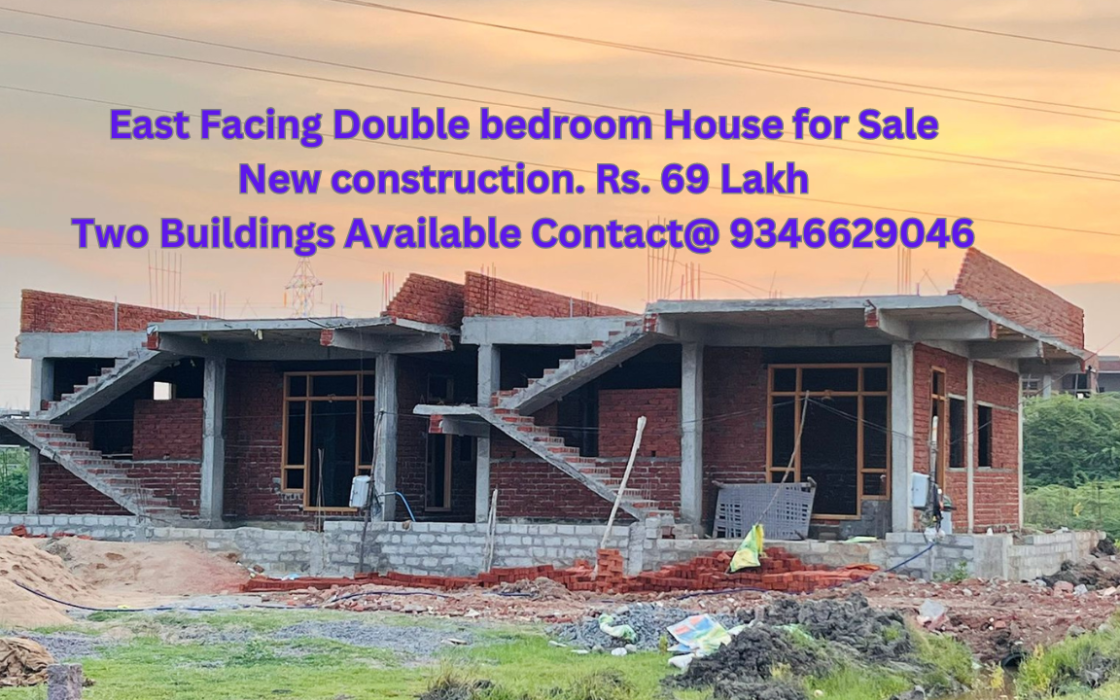 Newly Constructed East Facing Double Bedroom House for Sale – 30×40 Plot on 30 Feet Road, Hanamkonda