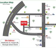 Prime 266 Sq Yards East & South Facing Plot for Sale in Approved Layout, Madikonda to Dharmasagar Road