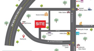 Prime 266 Sq Yards East & South Facing Plot for Sale in Approved Layout, Madikonda to Dharmasagar Road